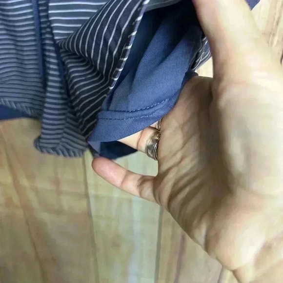 *Tangerine Striped Running Shorts Women’s Size S - Picture 2 of 4